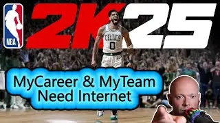 NBA 2K25 🏀 My Career And My Team Require Internet