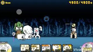 BEATING CHAPTER 1 MOON WITH ONE cat! (The battle cats)
