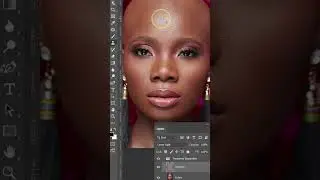 How To Quickly Remove Blemishes, Pimples, Wrinkles, Scars and Acne in Photoshop #shorts