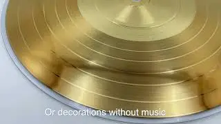 Au999 Gold Vinyl Record