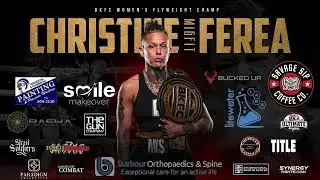 “The G.O.A.T” BKFC Women’s Champ Christine “Misfit” Ferea NEW walk out music 2023 #BKFC56