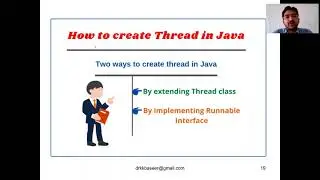 Creating Threads in java