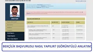 MÜJDE! BEKÇİLİK ALIMI BAŞLADI! BEKÇİLİK BAŞVURUSU NASIL YAPILIR? (GÖRÜNTÜLÜ ANLATIM)