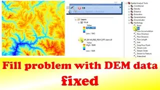 Fill problem with DEM data fixed