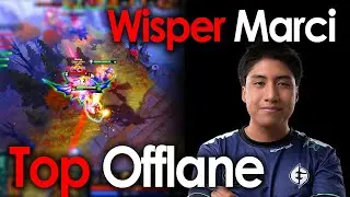 Pro Wisper MARCI Offlane Guide | Immortal Gameplay Dota 2 Patch 7.39d