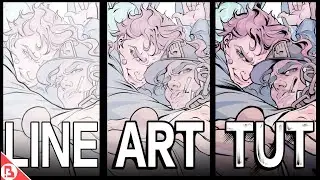 Digital Line Art Inking Tutorial