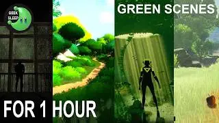 Peaceful Green Scenes FOR 1 HOUR