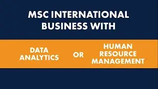 Ulster University Branch Campuses - ‘MSc International Business with’ Combination Degree