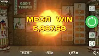 Занос в казино. За 5 минут поднял банк в 7,5 раз God's TEMPLE