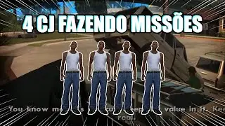 MODO HISTÓRIA COM VÁRIOS CJ - Missões Cooperativas no GTA San Andreas 1/2