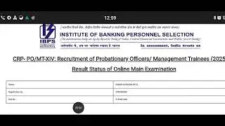 My IBPS PO Mains Result | Pass or Fail?