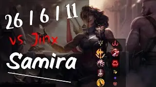 Samira ADC vs Jinx - Challenger Replay KR