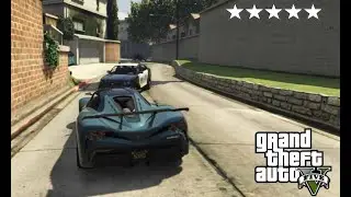 GTA 5 | five star wanted Police +Infinity Milee Ammo | Crazy Ending 🤯🤯