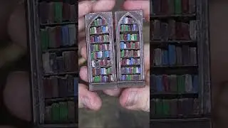 Hogwarts Library | Harry potter miniature #shorts #harrypottermatchbox #harrypotterminiature