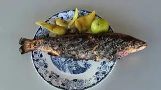 Рыба на гриле с лаймом  (