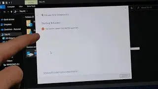 How to fix The system cannot find the file specified BitLocker error