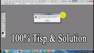 Could not complete your request because a SOFn on Photoshop || Tips and solution in hindi