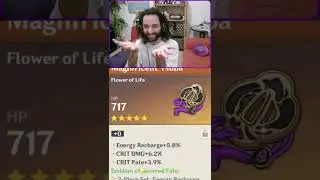 Genshin Impact Artifact Farm For Xiangling 🤣 Poggers! 🤣 #shorts