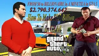 How To Become Billionaire In GTA 5 Offline Mode (Story Mode) in Just A Minute