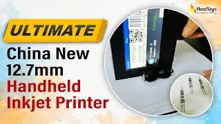 Use Ultimate China New 12.7mm Handheld Inkjet Printer at HeatSign