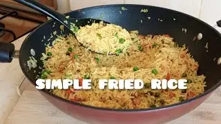 FRIED RICE RECIPE/ How To Make The Best Fluffy Vegetable Stir Fry Rice/ Step By Step #vegan #food