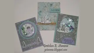 Winter Wonderland Shaker Cards Workshop