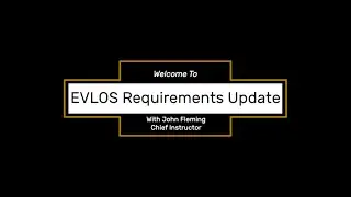 Updates to EVLoS Requirements