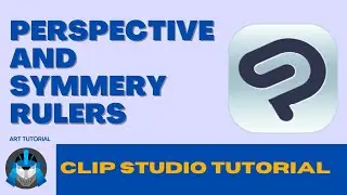 Clip studio Beginner Tutorial: How to Use Perspective and Symmetry Rulers