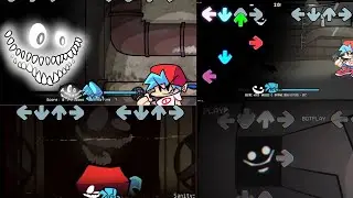turn off the lights - all Smilers from FNF Backrooms Mod