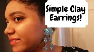 Polymer Clay Earrings| Raining Stars| Walkthrough (Handmade Earrings)