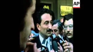 UPITN 19 9 74 Turkish Prime Minister Ecevit resigns