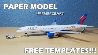 Delta Boeing 757-200 Papercraft