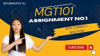 MGT101 Assignment 1 Solution Fall 2023 #MGT101Assignment1Solution2023