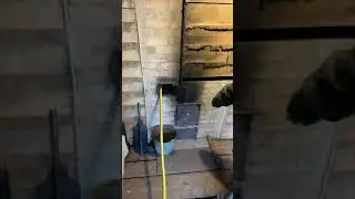 Дымит печь в бане, чистим трубу от копоти подручными средствами