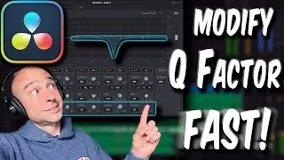 DaVinci Resolve 18 EQ Q-Factor Quick Adjustment | Quick Tip Tuesday!