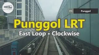 SBS Transit Punggol LRT East Loop 🇸🇬🚆 Punggol Town Centre ↻ East Loop via Damai