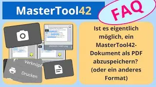 MasterTool42-FAQ: Nutzung als Pdf oder anderes Format?