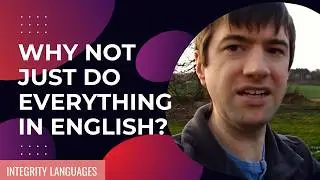 Why not keep everything in English? (Even when people don't understand it)