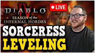 Live Gameplay of Sorceress in Diablo 4 Season 5