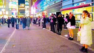 Shinjuku in Tokyo 🐶🍻 DJ night live ♪ 💖 4K ASMR non-stop 1 hour 01 minutes
