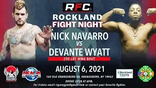 Rockland Fight Night - Nick Navarro vs Devante Wyatt