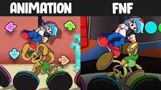 FNF Gameplay VS Minecraft Animation | Bunzo Swaps Boyfriend (Poppy Playtime Chapter 2)