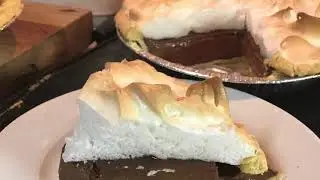 OLD SCHOOL CHOCOLATE MERINGUE  PIE (FRIDAY NIGHT PIE SEGMENT)