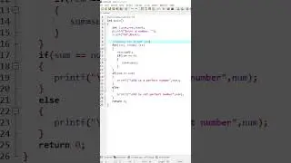 Find given number is perfect or not