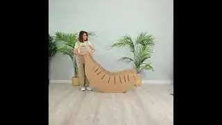 Banana Shaped DIY Cardboard Furniture 📦