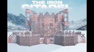 🏰The Citadel V.2🏰 • 12+ Man Base • Insane Mountain Roof  •  Rust Base Build Tutorial