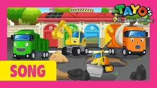 Tayo Songs l The Strong Heavy Vehicles l Trucks for kids l Tayo the Little Bus