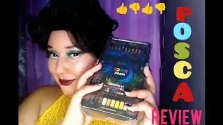 🖌🎨⭐❤#POSCA Colored Pencil Review❤ ⭐🎨🖌 👍👎👍👎👍🧐 Worth it???