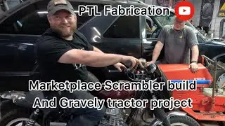 1979 Honda CM 400 T Scrambler build and Gravely tractor project .