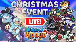 🔴LIVE🔴[WINTER EVENT] HUNTING WINTER DOODLES IN DOODLE WORLD - ROBLOX